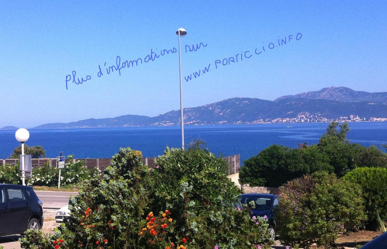 Vue Mer Panoramique Plage 50M Porticcio Corse Exteriér fotografie