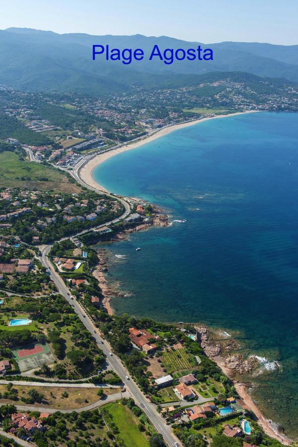 Vue Mer Panoramique Plage 50M Porticcio Corse Exteriér fotografie