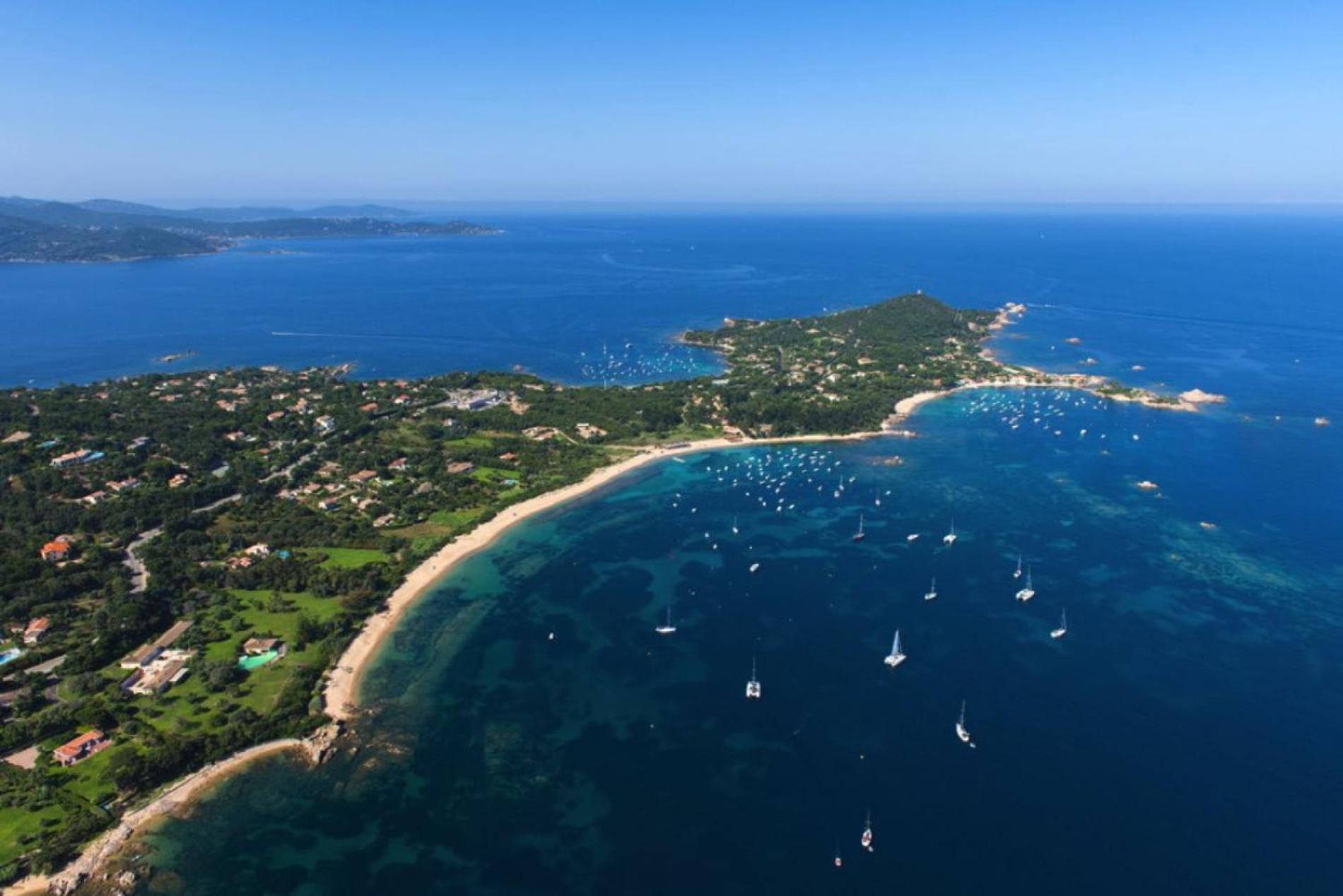 Vue Mer Panoramique Plage 50M Porticcio Corse Exteriér fotografie