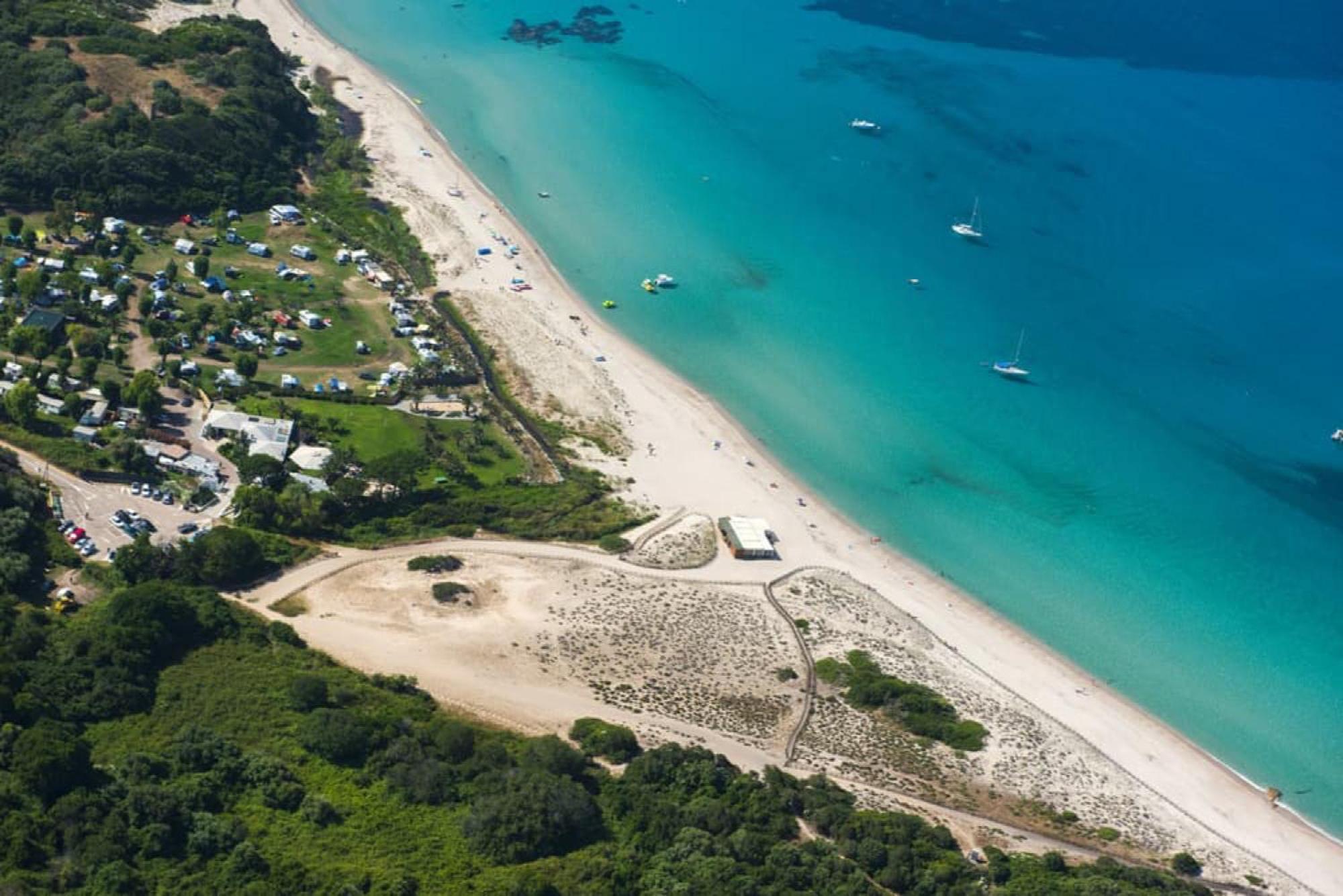 Vue Mer Panoramique Plage 50M Porticcio Corse Exteriér fotografie