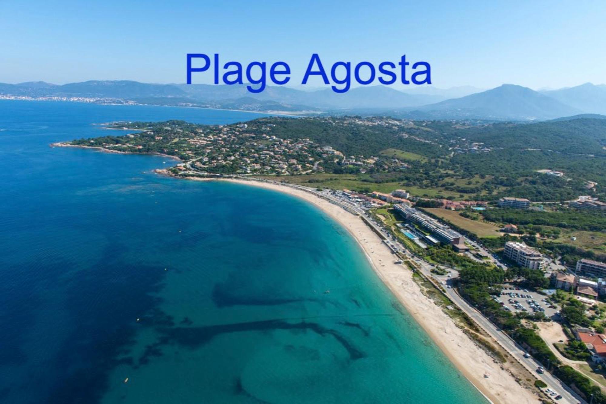 Vue Mer Panoramique Plage 50M Porticcio Corse Exteriér fotografie