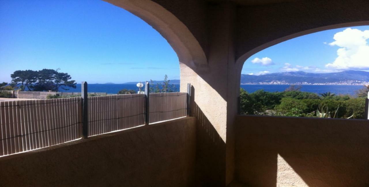 Vue Mer Panoramique Plage 50M Porticcio Corse Exteriér fotografie